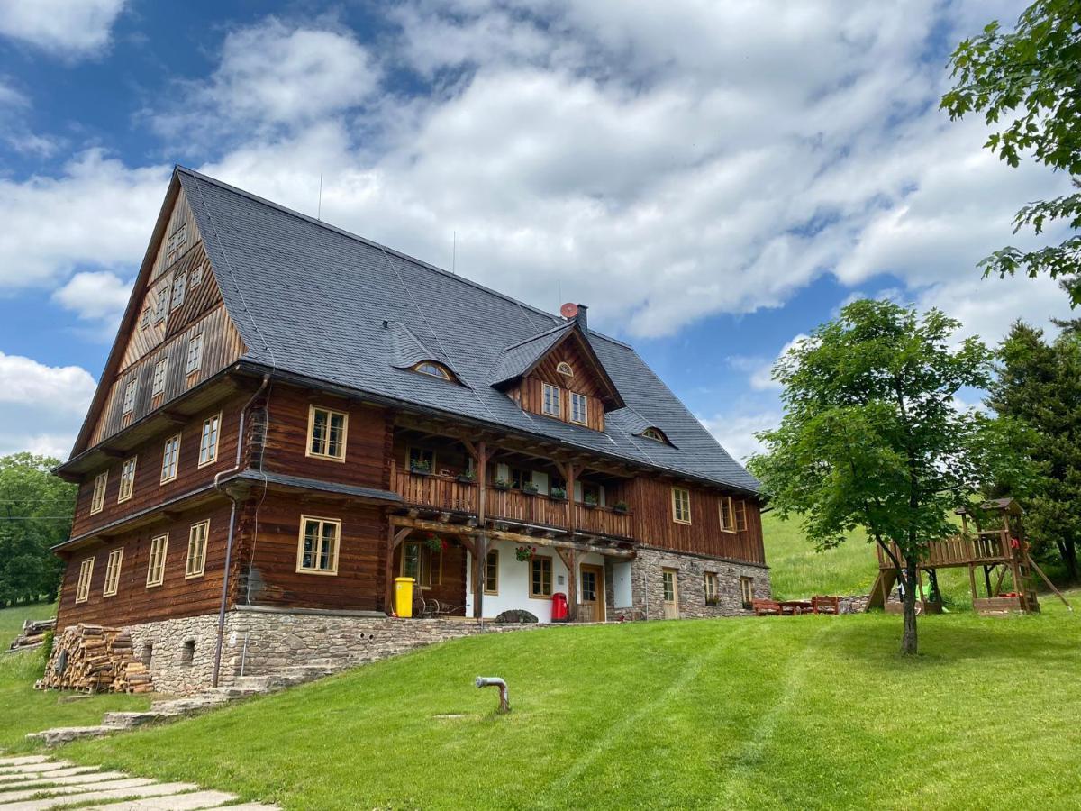 Samota U Hadince Hotel Bartosovice v Orlickych Horach Ngoại thất bức ảnh